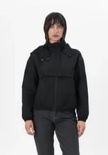 Image of Barbour International Womens Lolita Showerproof Hood Jacket Size 16 In Black NEW