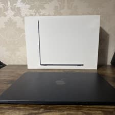 Image of Apple MacBook Air 2024 M3, Midnight Black, 15-inch Screen, 8GB RAM, 512GB SSD