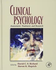 Image of Clinical Psychology: Assessment, Treatment, and Research David R