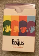 Image of The Beatles set of 3 notepads/ mini journals with elasticated closures