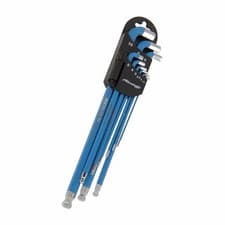 Image of 9PC EXTRA SHORT ARM BALL END HEX PLUS ALLEN KEY SET | 6085
