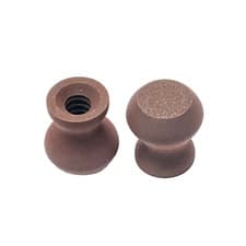 Image of 2 Stanley Block Plane Screw-on Knobs in Rosewood PLA fits No 110, 120, 140 & 220
