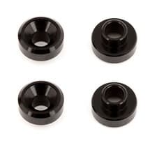 Image of NEW Associated Servo Washers, aluminum, black (4)