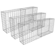 Image of Gabion Baskets 100 x 95 x 30cm / 6 Pack