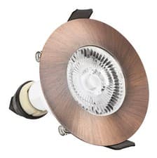 Image of Downlight Copper Evofire IP65 Fire Rated GU10 Round For 70mm Cut Outs Integral