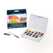 Image of Derwent Inktense Paint Pan Studio Set of 24 Colours