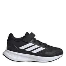 Image of ADIDAS Runfalcon 5 EL C IE8574 Children's Black SIZE 10 UK Trainers