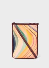 Image of Paul Smith Women's 'Dusky Swirl' Leather Pouch Bag