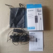 Image of BOYA BY-M1 Pro Universal Lavalier Microphone For Smartphones DSLRs Camcorders Pc