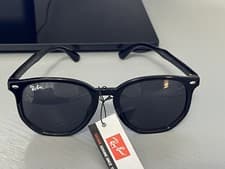 Image of Ray-Ban RB4306 Black Frame Grey Lenses - Never Worn