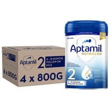 Image of 4 x 800g Aptamil Advanced 2 Follow On Baby Milk Powder From 6-12 Months Formula