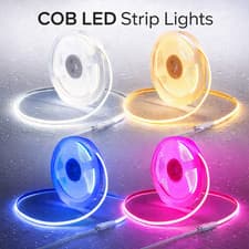 Image of COB LED Strip Lights Connector  Warm, White, Blue, Pink, Cool White, LED Tape
