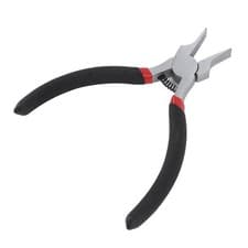 Image of Wide Flat Nose Pliers 5in Ni Iron Alloy Thin Flat Needle Nose Pliers Tool Hot