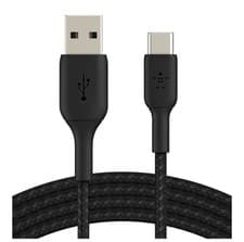 Image of Belkin BoostCharge Pro Braided USB-A to USB-C Cable 15W