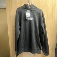 Image of Barbour International Hoodie Black - MOL0499BK31