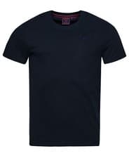 Image of Superdry T Shirt Mens Crew Neck Short Sleeve Vintage Logo Black Navy White Grey