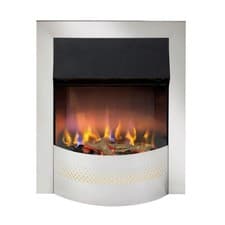 Image of Dimplex Portree Chrome Optiflame Electric 3D Inset Fire 2kW With Remote Open Box