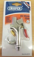 Image of Draper Air Blow Gun 82701 1/4"bsp complete with 2 nozzles brand new