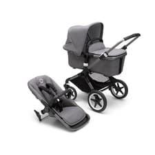 Image of Bugaboo Fox 3 Complete Graphite Grey Melange Pushchair Travel System Pram Comfy