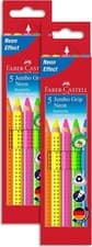 Image of Faber Castell 110994 "Jumbo Grip Neon" Crayons