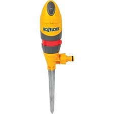 Image of Hozelock Round Sprinkler Plus 314m2 Rotating Lawn Garden Watering Metal Spike