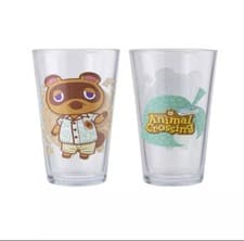 Image of Animal Crossing New Horizons TOM NOOK Drinking Glass by Paladone - Boxed