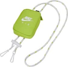 Image of Nike Air Pouch Lanyard Small Zip Bag Wallet Bright Green 100% Genuine Brand New