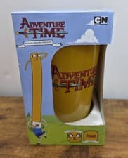 Image of Adventure Time Large Glass Official Premium New In Box Cartoon Network