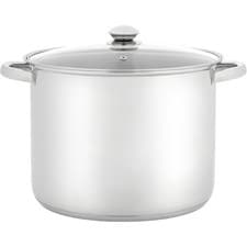 Image of Judge Essentials 28cm 13L Stainless Steel Stockpot with GlassLid Induction Ready