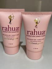 Image of RAHUA Hydration Shampoo & Conditioner 22ml each (44ml total). Travel Size. New.