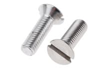 Image of Slotted Countersunk Machine Screws Zinc CSK Slot DIN 963 M3 M4 M5 M6 M8 M10 M12