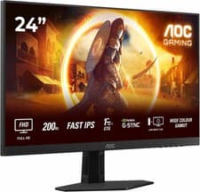 Image of AOC 24G4HRE 24" Gaming Monitor 200Hz Full HD IPS LCD - Monitor - Black - RRP £99