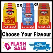 Image of Yorkshire Tea Biscuit Brew Or Bedtime Brew Or Caramelised Brew 160 Tea Bags New