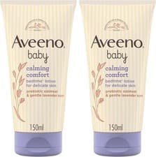 Image of Aveeno Baby Calming Comfort Bedtime Lotion, 150 ml (Pack of 2)