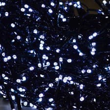Image of Set of 2,000 White LED TreeBright Christmas Tree Lights with Timers UltraBrights