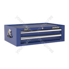 Image of Sealey Superline PRO® Mid-Box Tool Chest 2 Drawer - Blue