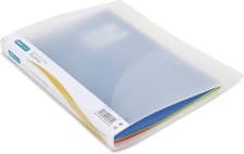 Image of Rapesco 0715 A4 25mm 2-Ring Binder 35mm Spine Clear Transparent Pack of 10