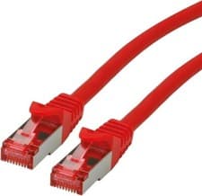 Image of Roline S/FTP Patch cable Cat 6 Component Level LSOH, red, 20 m