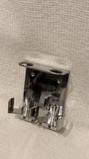 Image of Chrome Wall-Mounted Dispenser Bracket for 300ml Dispenser Bottles
