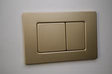 Image of 4.4 GOLD STAINLESS STEEL FLUSH PLATE, GEBERIT SIGMA COMPATIBLE, 606-SSGO