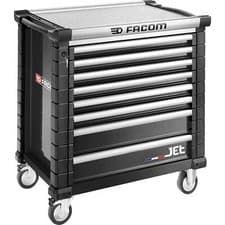 Image of Facom JET+ 8 Drawer Tool Roller Cabinet Black