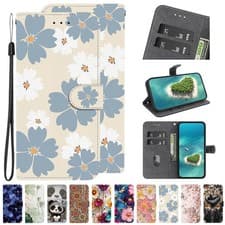 Image of Flip Phone Case For Nokia C32 C12 X31 G60 XR21 C21 Plus Wallet Shockproof Cover