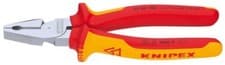 Image of Knipex 02 06 180 180mm Fully Insulated High VDE Leverage Combination Pliers NEW