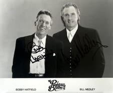 Image of The Righteous Brothers, Bill Medley, Hatfield, Hand Signed 25x20cm Photo & COA