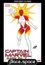 Image of CAPTAIN MARVEL: DARK PAST #1E DAVID NAKAYAMA COLOR BLOCK WHITE (WK13)