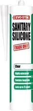 Image of Evo-Stik Trade Only Sanitary Silicone Clear Sealant - 280ml