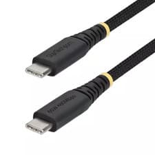 Image of StarTech Cable 1m USB C to USB C USB 2.0 0Gbps 60W PD USB2CC1MNCBR