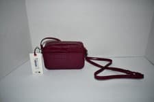 Image of Ted Baker Stina Mini Double Zip Camera Bag in Deep Purple #248415 NWT