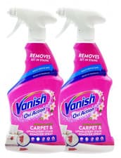 Image of VANISH OXI ACTION SPRING FLOWERS CARPET&UPHOLSTERY STAIN REMOVER SPRAY 500ML x2