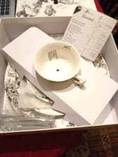 Image of V&A Alice in Wonderland 3-Tier Bone China Cake Stand.Boxed Unused.